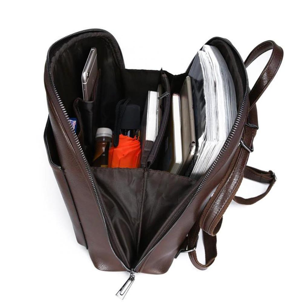 Saskia – Classic Double Pocket Backpack