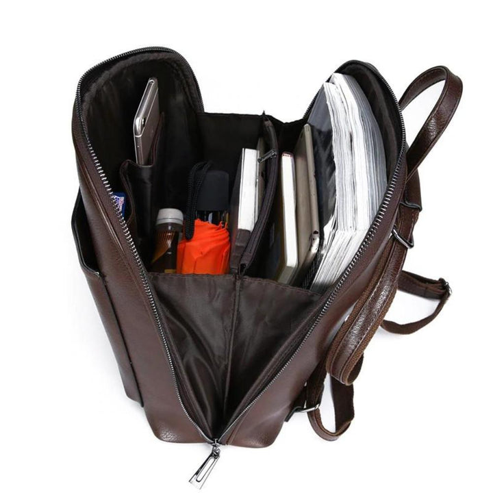 Saskia – Classic Double Pocket Backpack