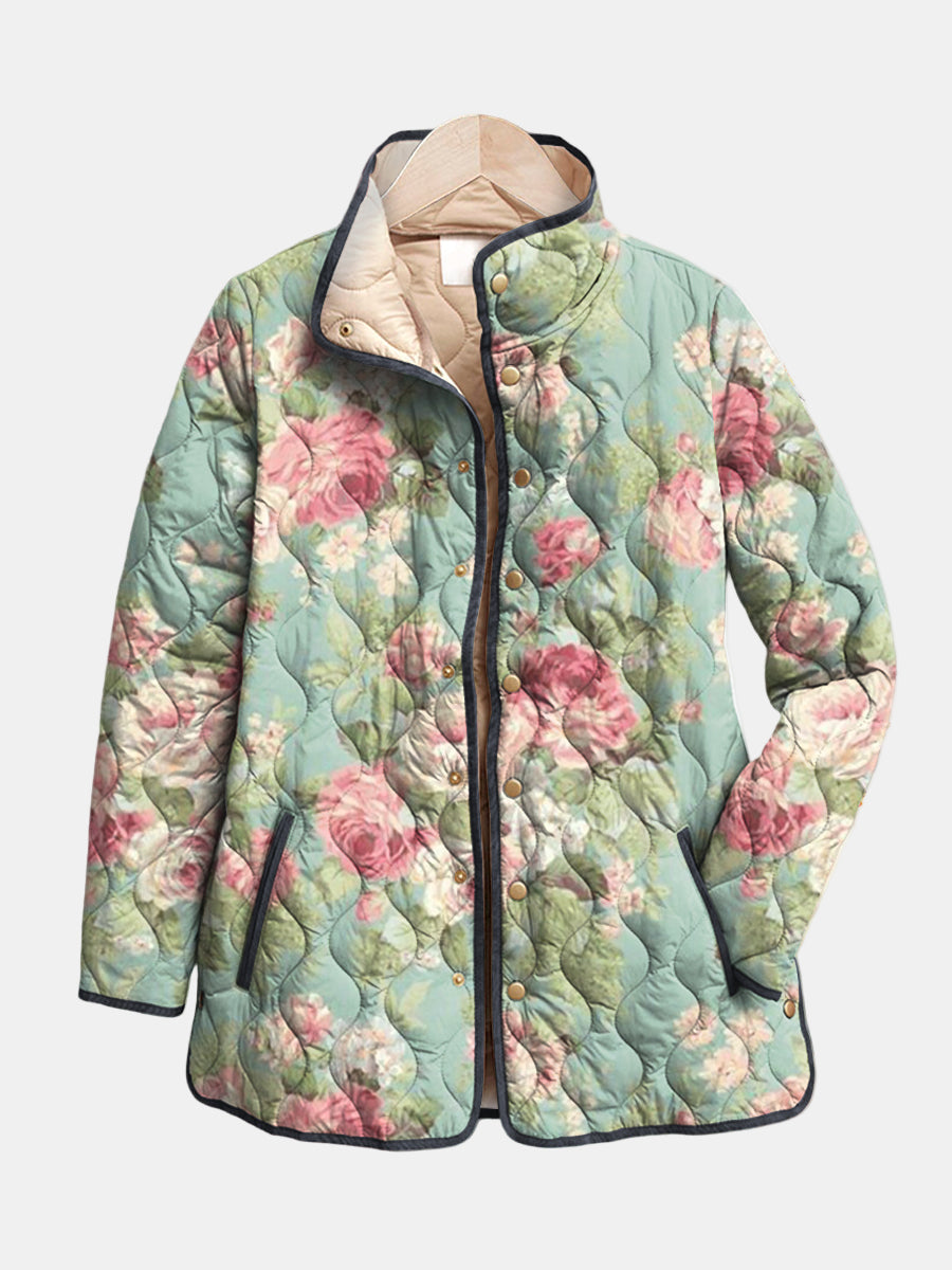 Valcor | Quilted Jacket Old Roses Light
