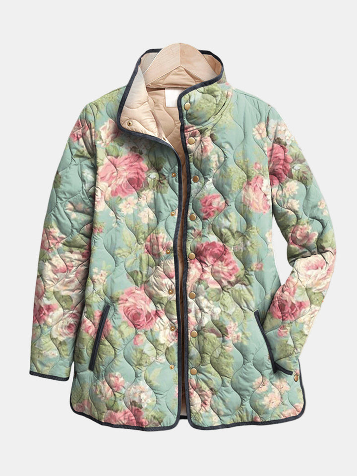 Valcor | Quilted Jacket Old Roses Light