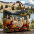 Handcrafted Sheep Bag by the Lake
