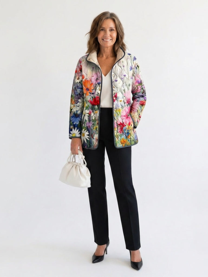 Valcor | Quilted Jacket Meadow Flowers Manon