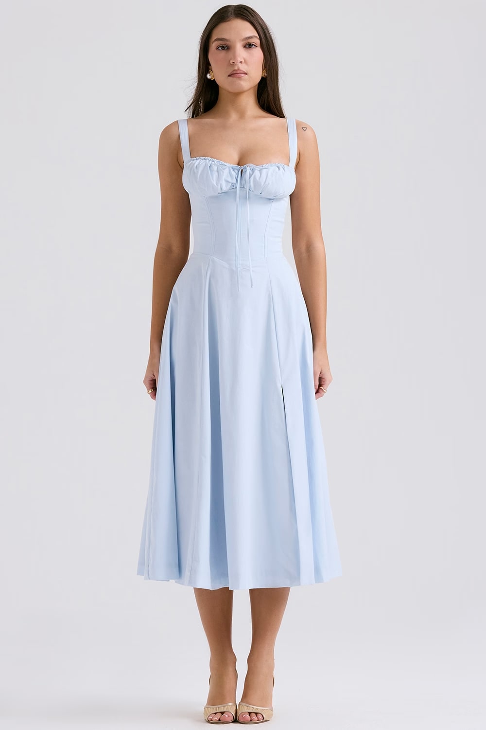 AURORA - CORSET MIDI DRESS