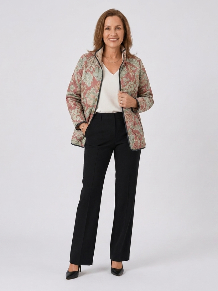 Valcor | Quilted Jacket Damas Terracotta Pauline