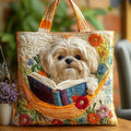 Handcrafted Bag with Shih Tzu Design