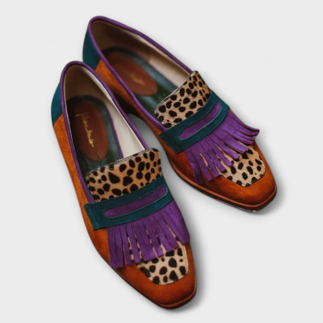 Romy - Polished Brown Loafers