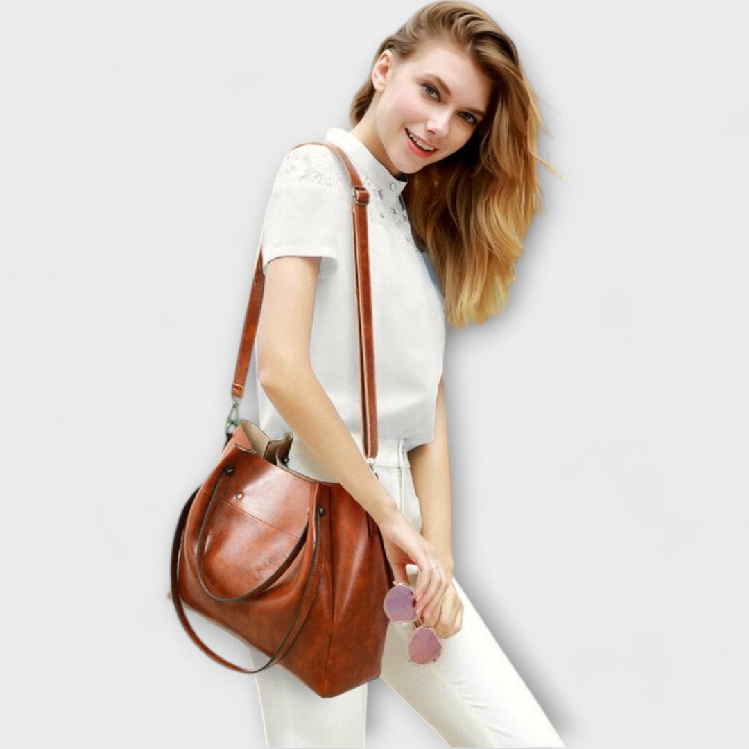 Azura - 4-Piece Vintage Bag Set