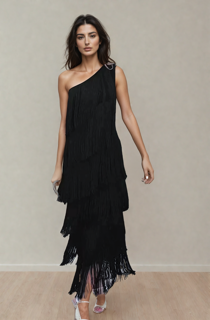 Lauren - Maxi Dress with Fringes