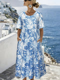 Isla™ | Bohemian Coastal Midi Dress