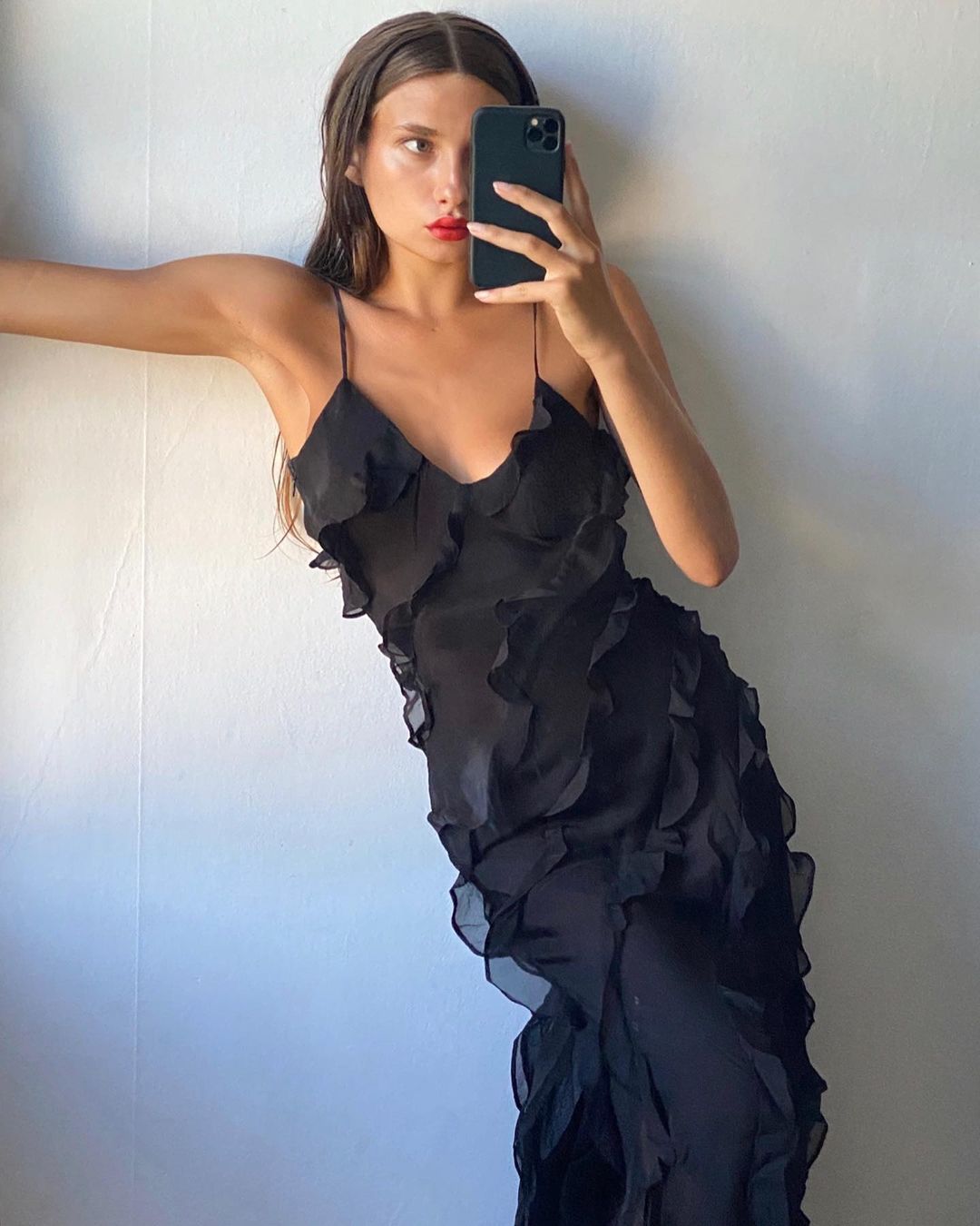 Zara - Ruffle Maxi Dress