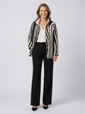 Valcor | Quilted Zebra Pattern Jacket Sylvie
