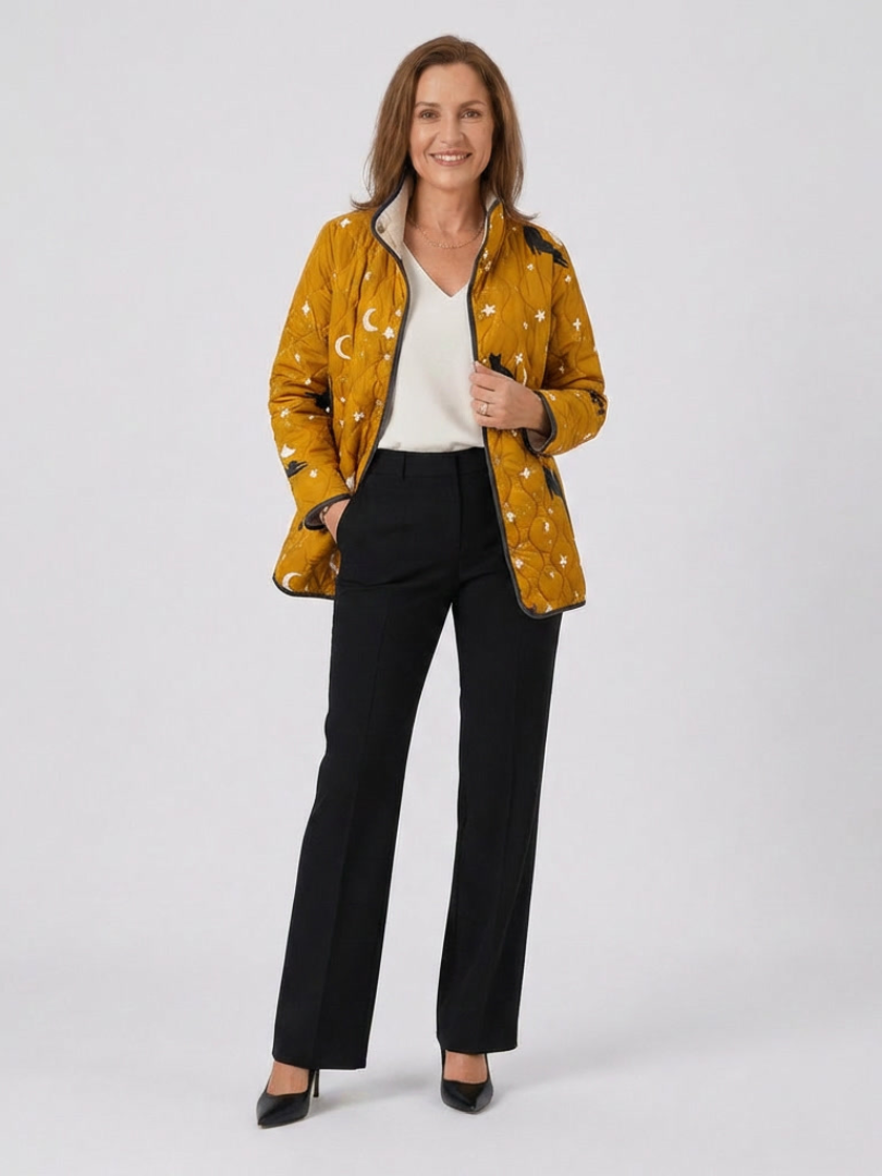 Valcor | Quilted Jacket Cats and Stars Nicole