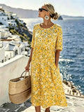 Marigold™ | Wildflower Meadow Midi Dress