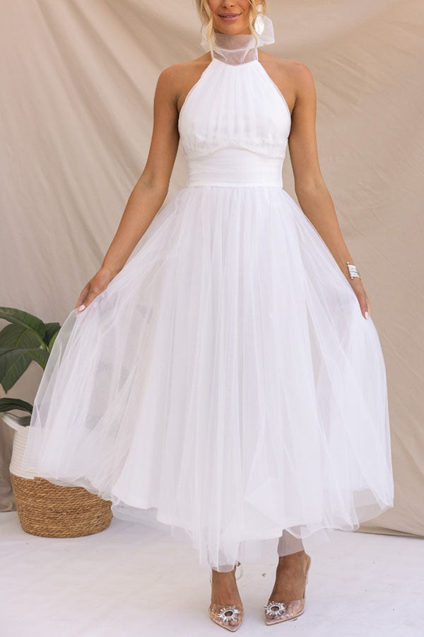 Phoebe - Midi Dress with Long Skirt