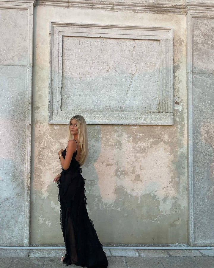 Zara - Ruffle Maxi Dress