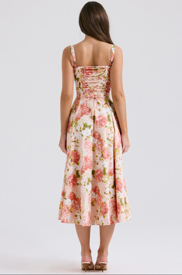 AURORA - CORSET MIDI DRESS