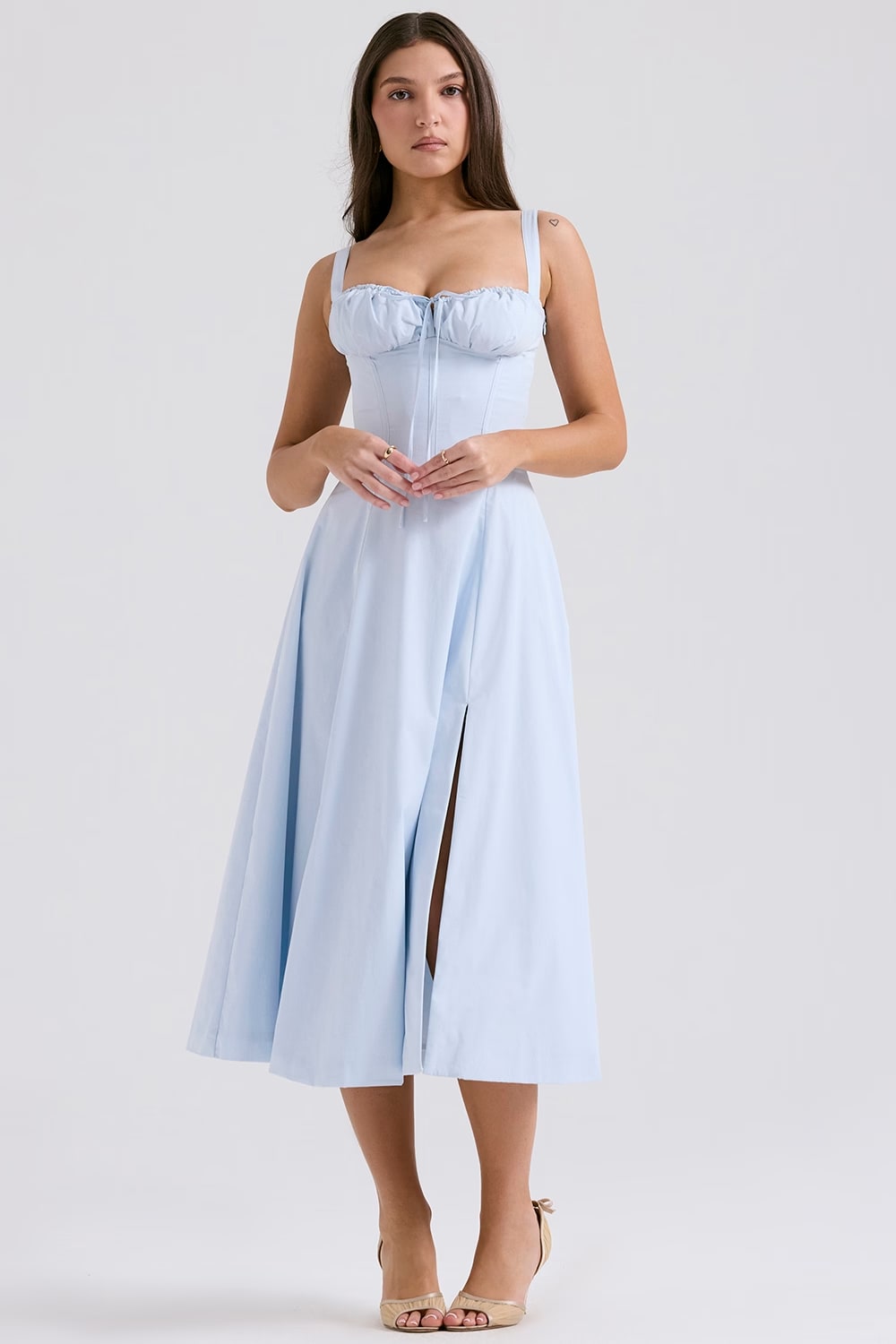 AURORA - CORSET MIDI DRESS