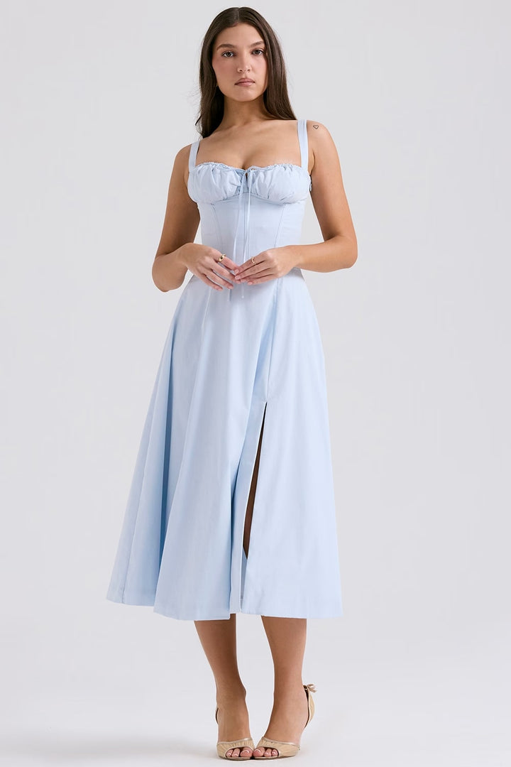 AURORA - CORSET MIDI DRESS