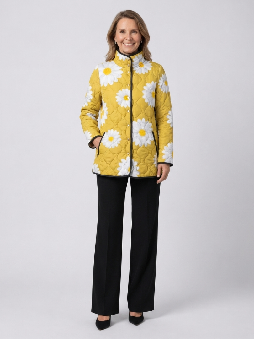 Valcor | Quilted Jacket with Daisy Élise