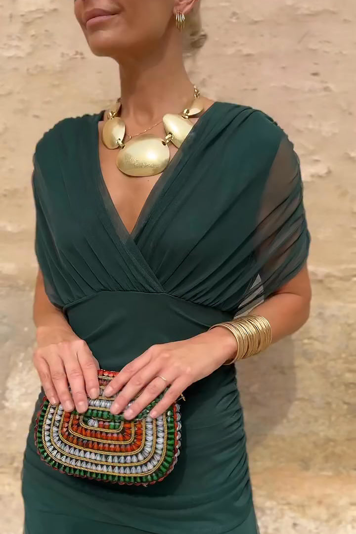 Valentina | V-Neck Maxi Dress
