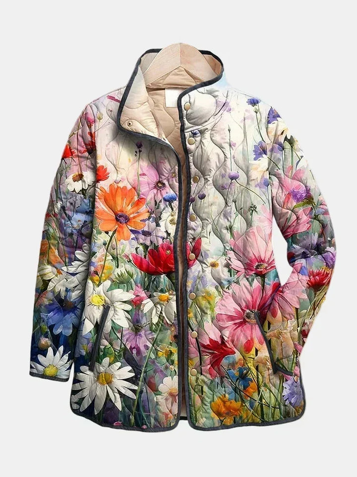 Valcor | Quilted Jacket Meadow Flowers Manon