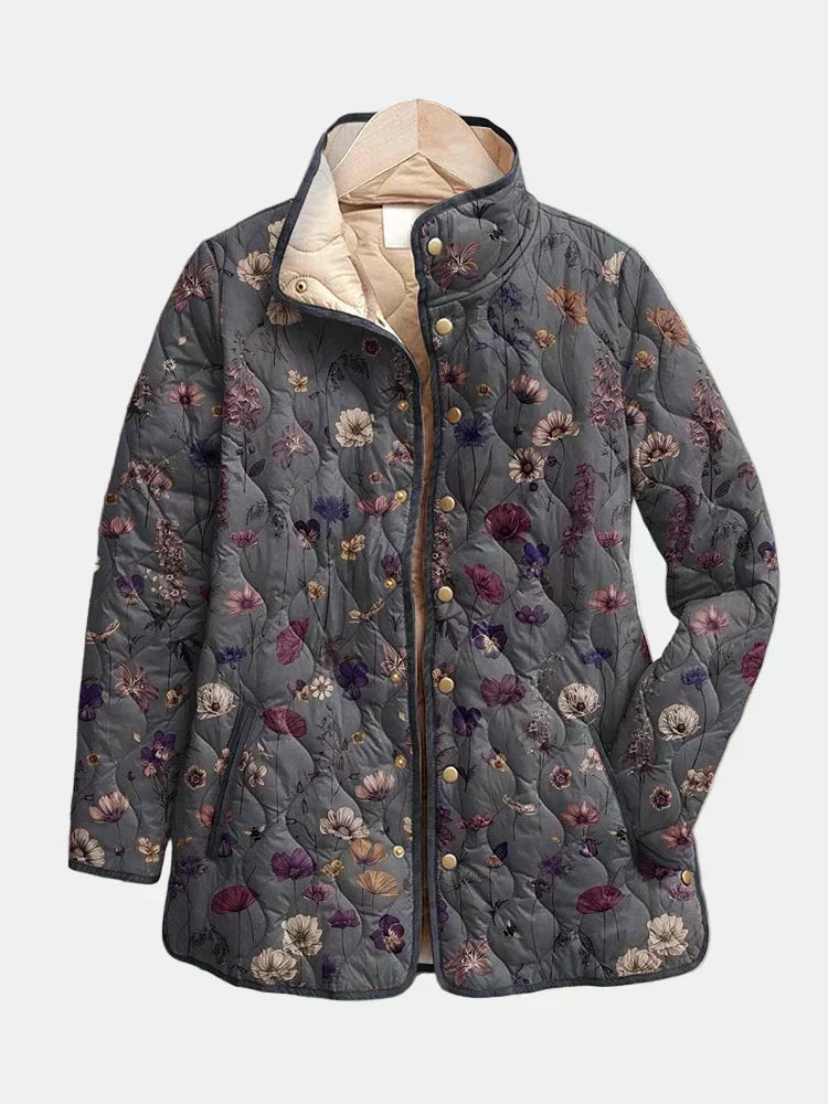 Valcor | Padded Jacket with Dried Flowers Nathalie
