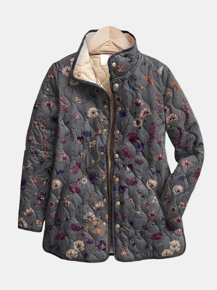 Valcor | Padded Jacket with Dried Flowers Nathalie