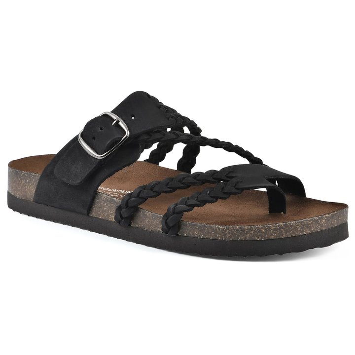 Hayleigh | Woven Cork Sandals