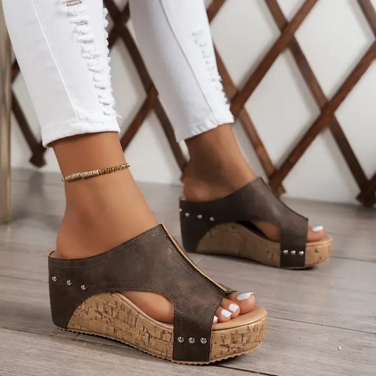 Melissa | Wedge Sandals with Arch Support