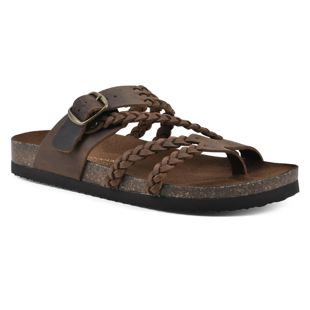 Hayleigh | Woven Cork Sandals
