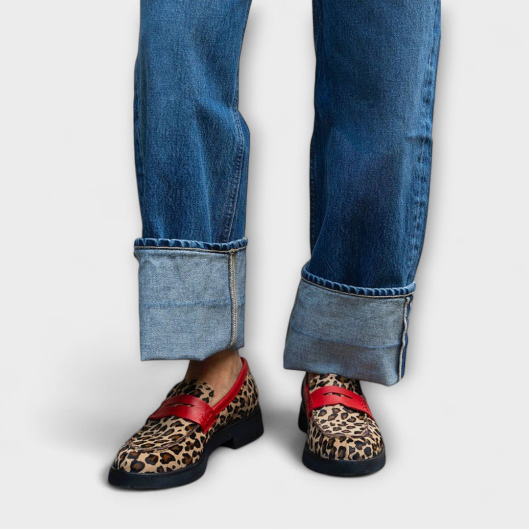 Sabine - Loafer with Leopard Print