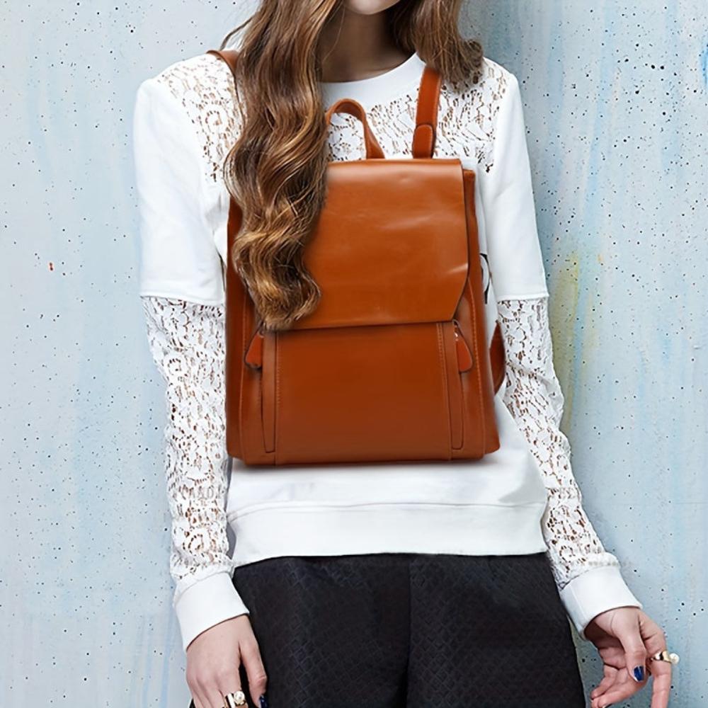 Hannelore – Vintage Rucksack-Handbag with Quilted Pattern