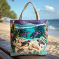 Handcrafted Bag with Lagoon