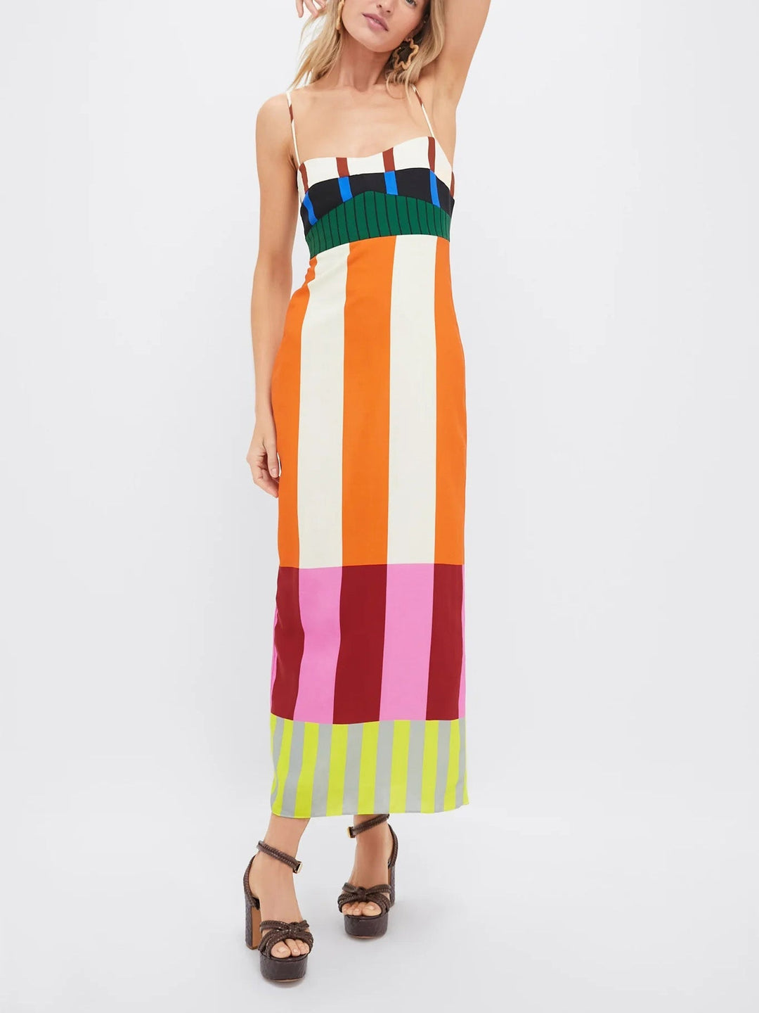 Elsa - Multicolour Maxi Dress