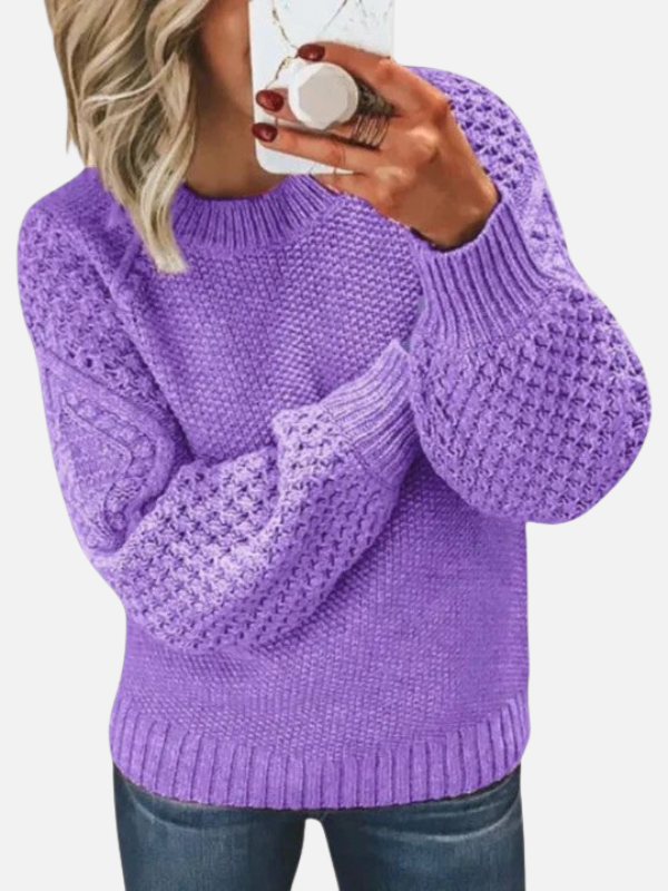 Anna | Soft Chunky Knit Jumper with Round Neck