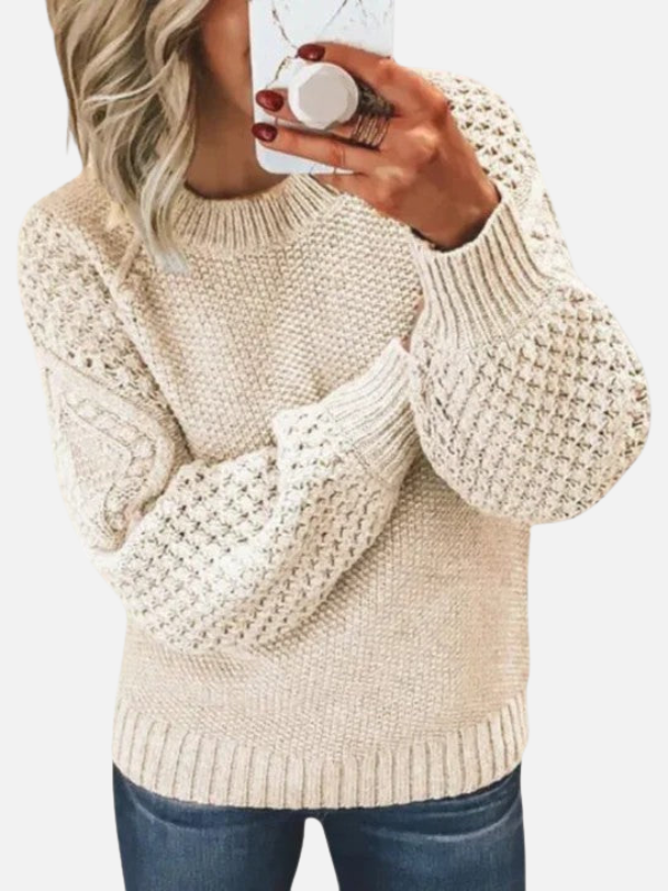 Anna | Soft Chunky Knit Jumper with Round Neck