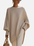 Anne | Soft Oversized Knit Poncho Jumper