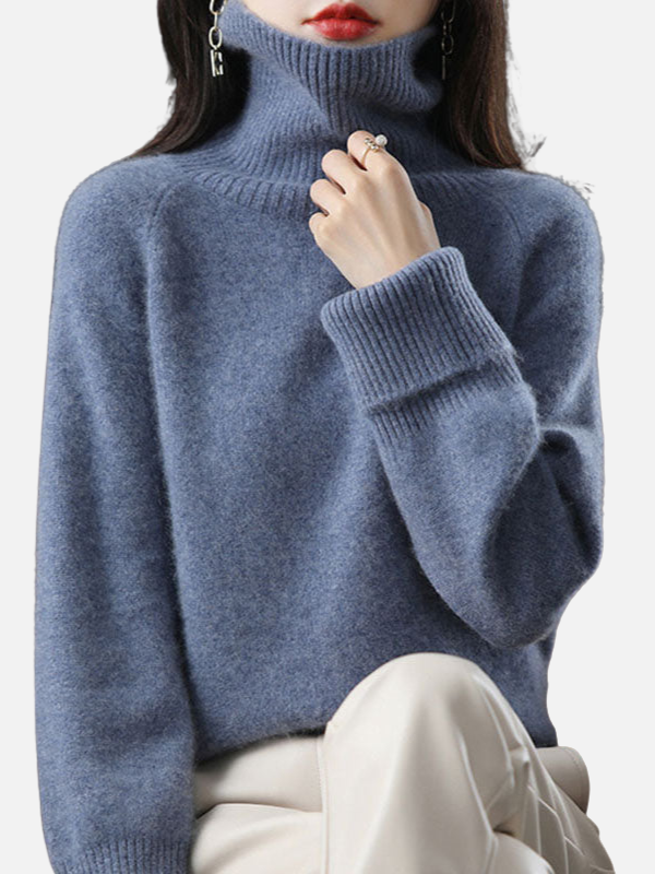 Maria | Soft Knit Roll Neck Jumper – Women&
