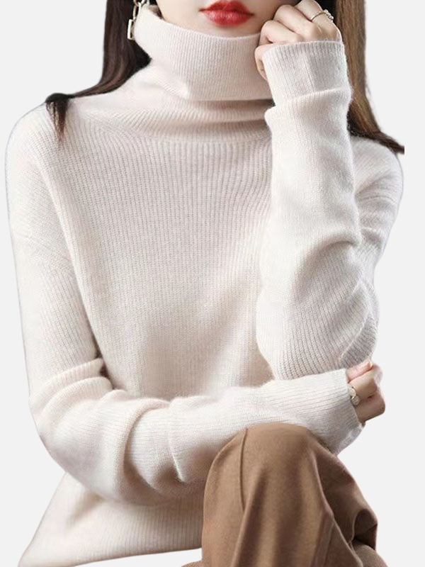 Maria | Soft Knit Roll Neck Jumper – Women&