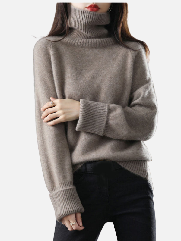 Maria | Soft Knit Roll Neck Jumper – Women&