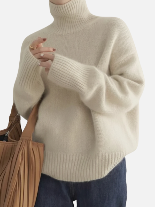 Karen | Soft Oversized Roll Neck Jumper