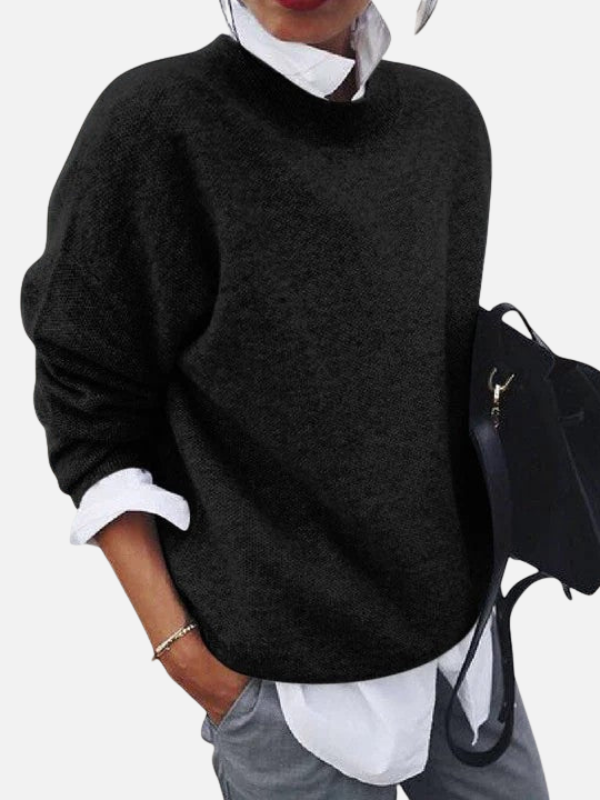Maria | Soft Knit Jumper with Round Neck