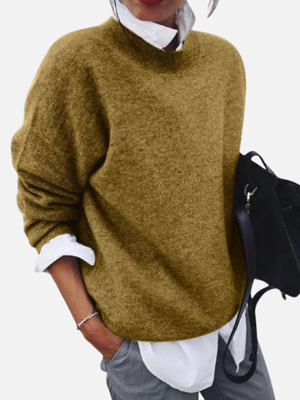 Maria | Soft Knit Jumper with Round Neck