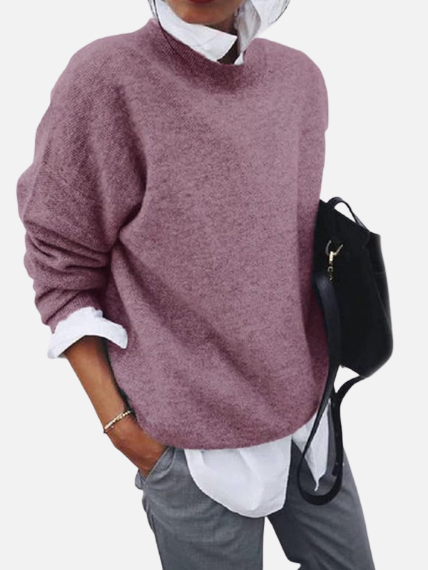 Maria | Soft Knit Jumper with Round Neck