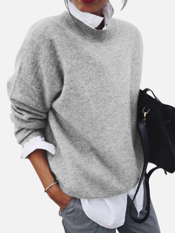 Maria | Soft Knit Jumper with Round Neck