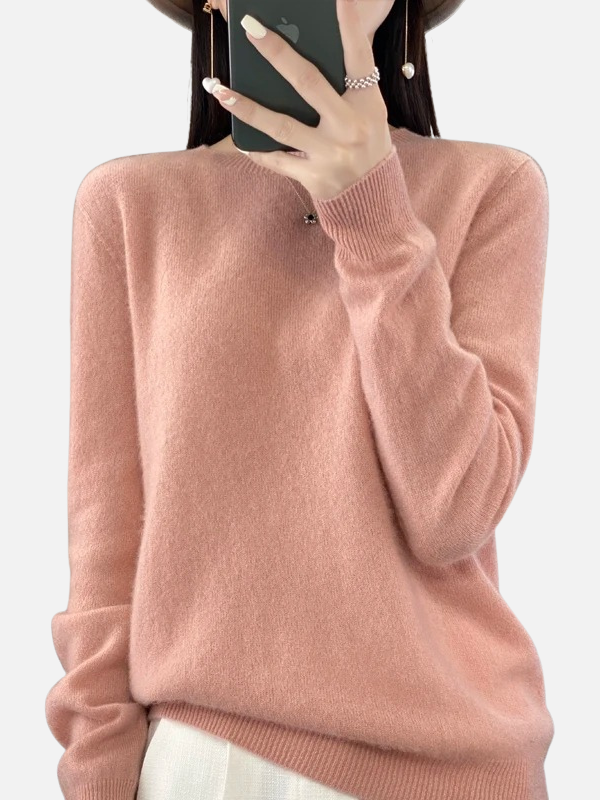 Maria | Soft Knit Jumper with Round Neck