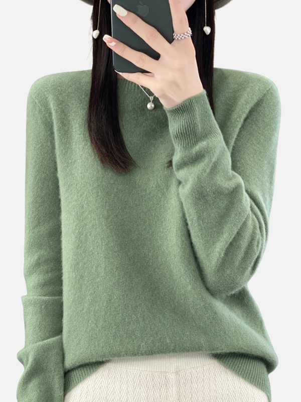 Maria | Soft Knit Jumper with Round Neck