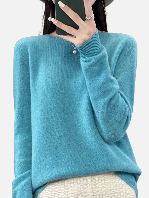 Maria | Soft Knit Jumper with Round Neck