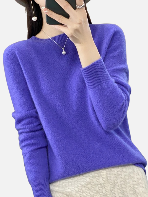 Maria | Soft Knit Jumper with Round Neck