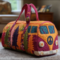 Quilted Travel Bag - Floral Journey